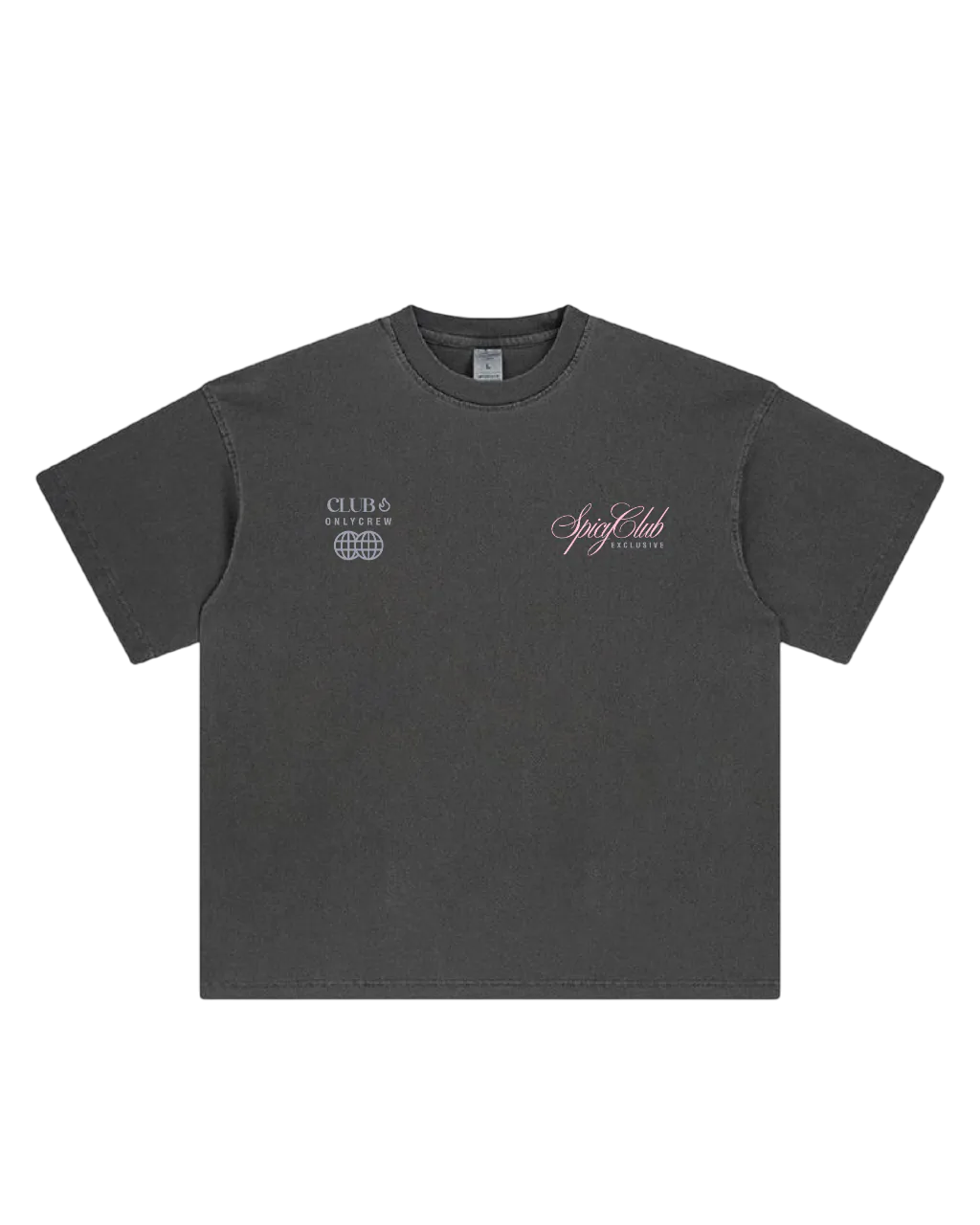 Camiseta Club Gris - Vista frontal